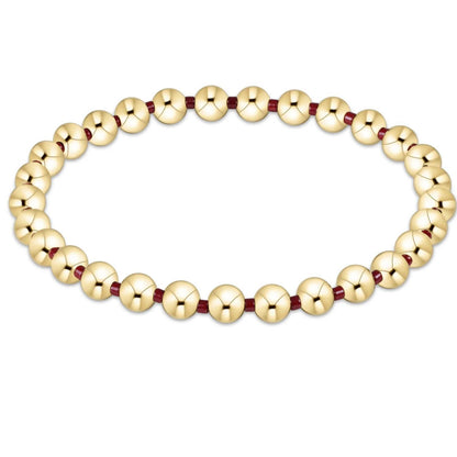 Gameday Hope Grateful 5mm Bead Bracelet