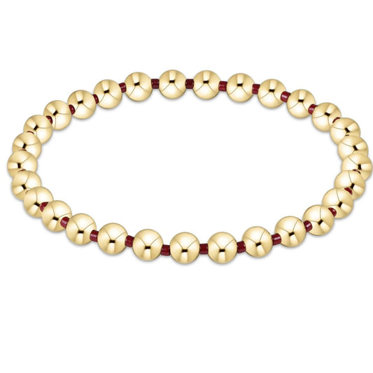 Gameday Hope Grateful 5mm Bead Bracelet