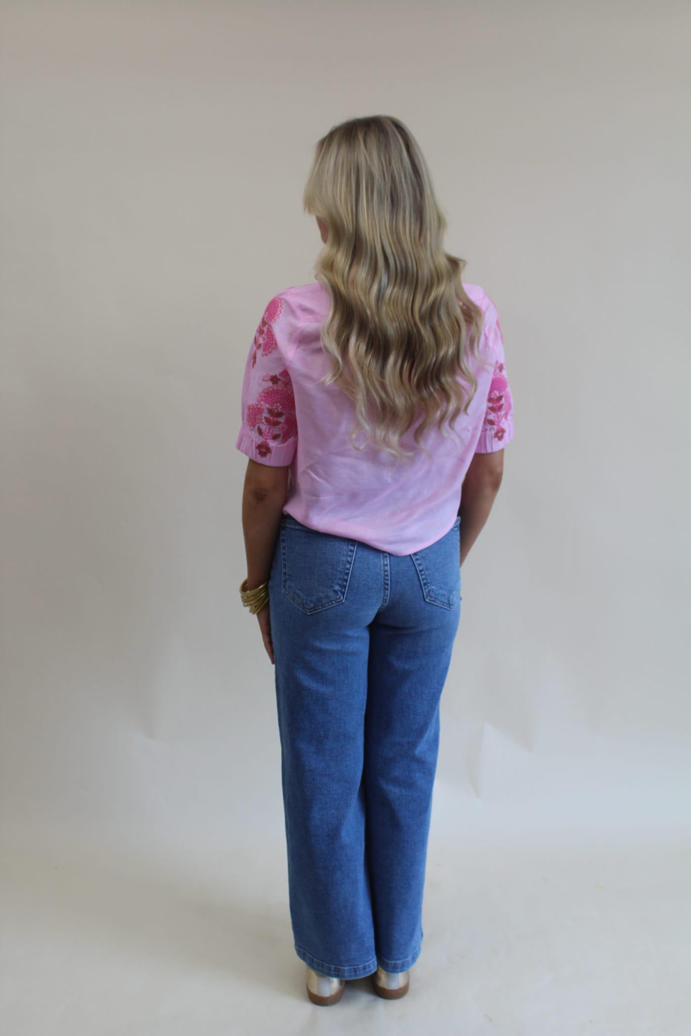 Patch Pocket Wide Leg JBD Jeans