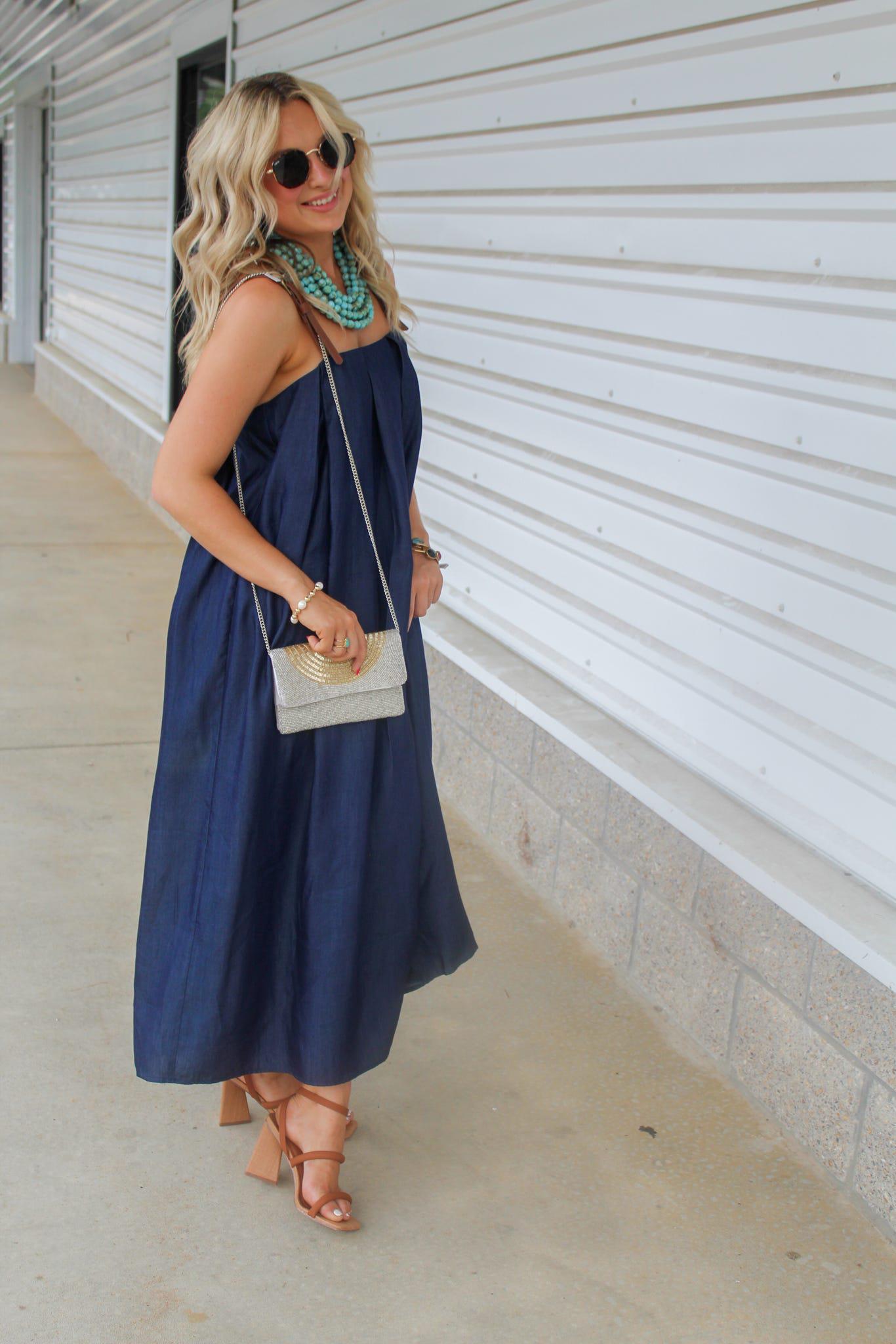 Demi Denim Midi Dress