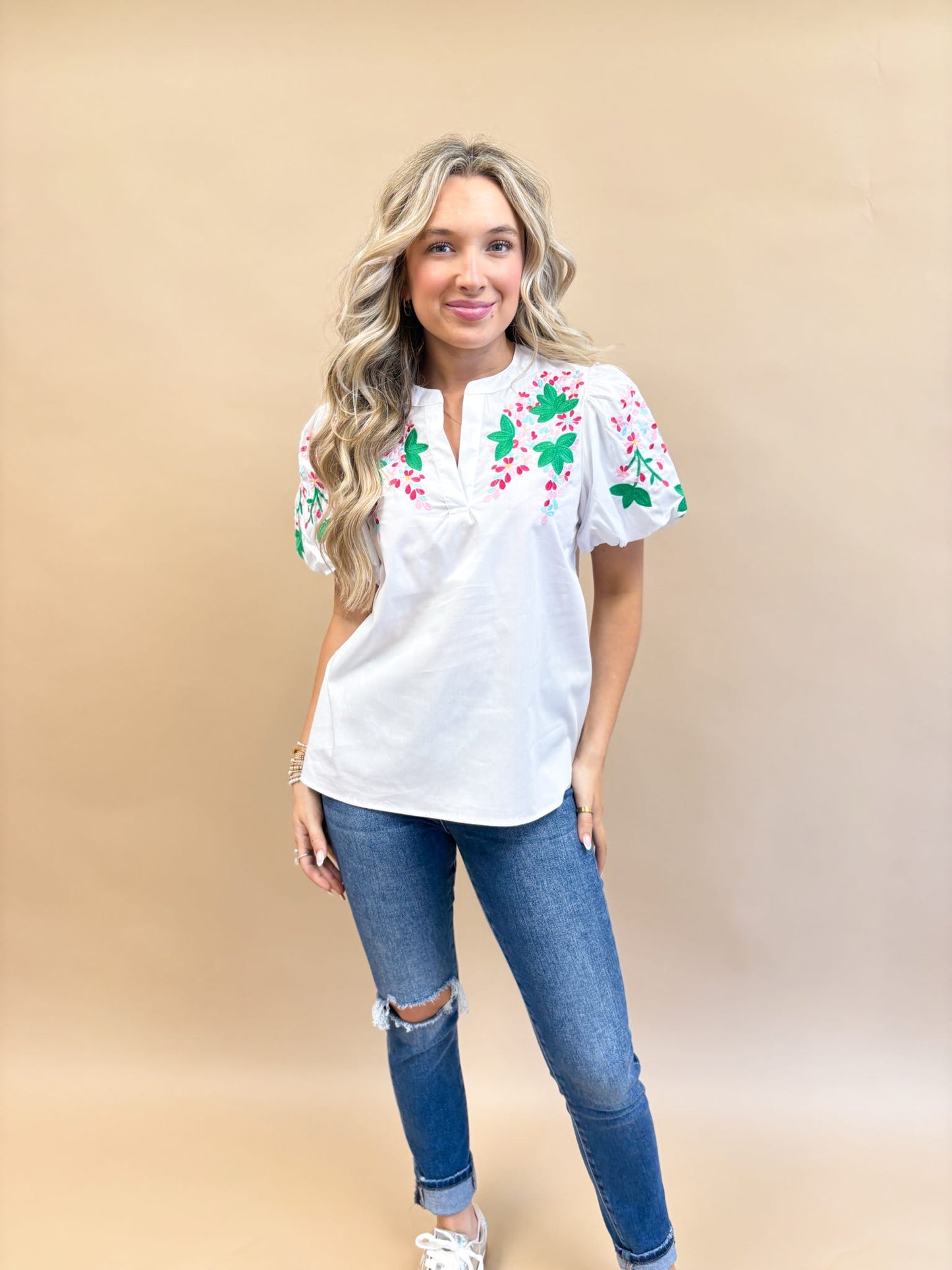 Sunday in the South Stitch Top