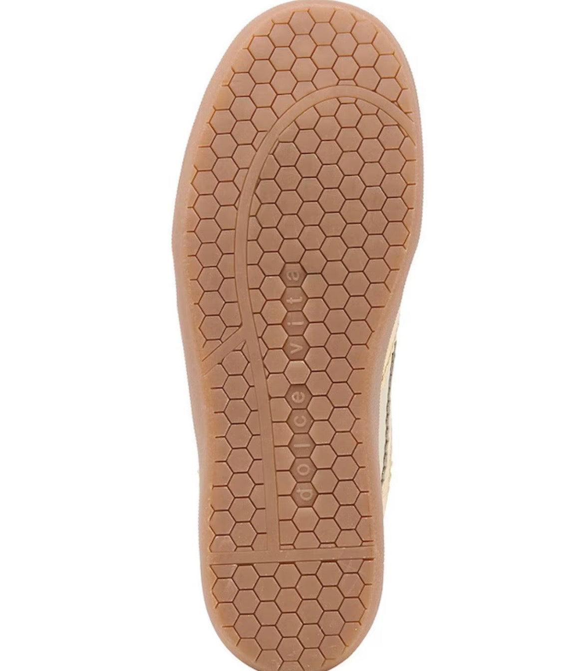 Merit White/Gold Leather