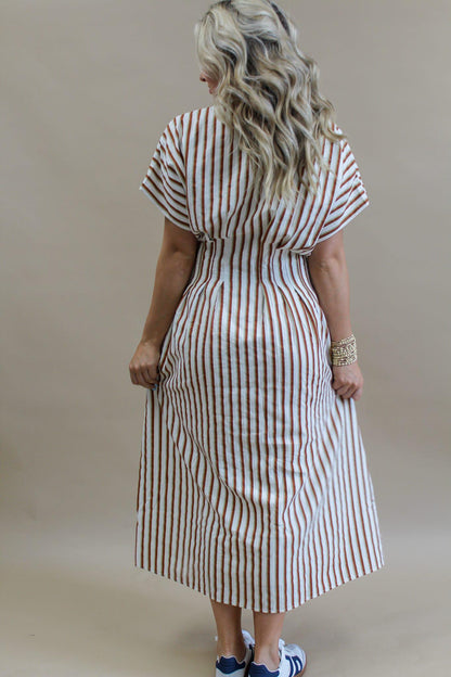 Carter Flutter Sleeve Maxi Dress
