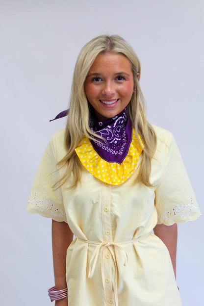 Asst Ruffled Bandana Scarf