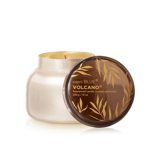 Autumn Glow Volcano White  Signature Candle 19oz