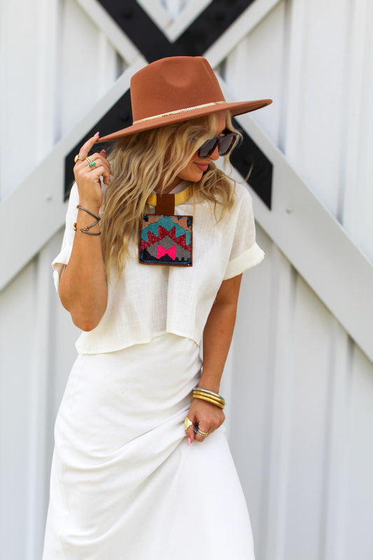 Kilim Pendant Necklace