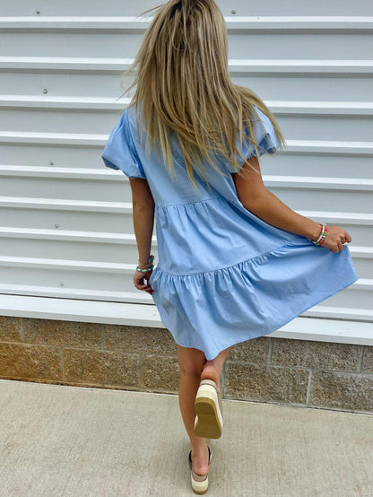 Poplin Mini Dress