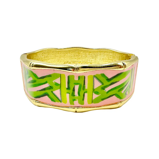 Grey Hall Pink Bamboo Bracelet