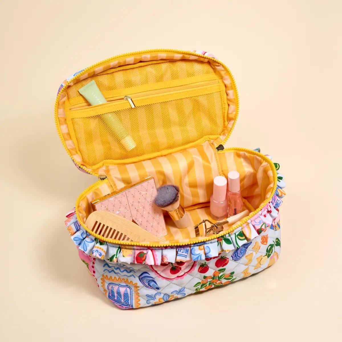 Glam & Go Quilted Cosmetic Bag