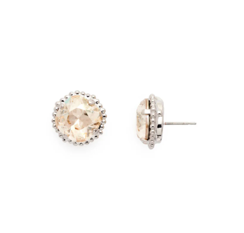 Cushion-Cut Solitaire Stud Earrings