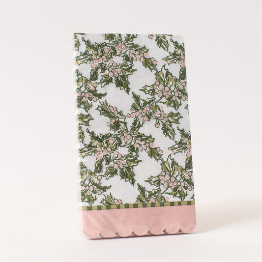 Paper Guest Towels - Frosted Holly