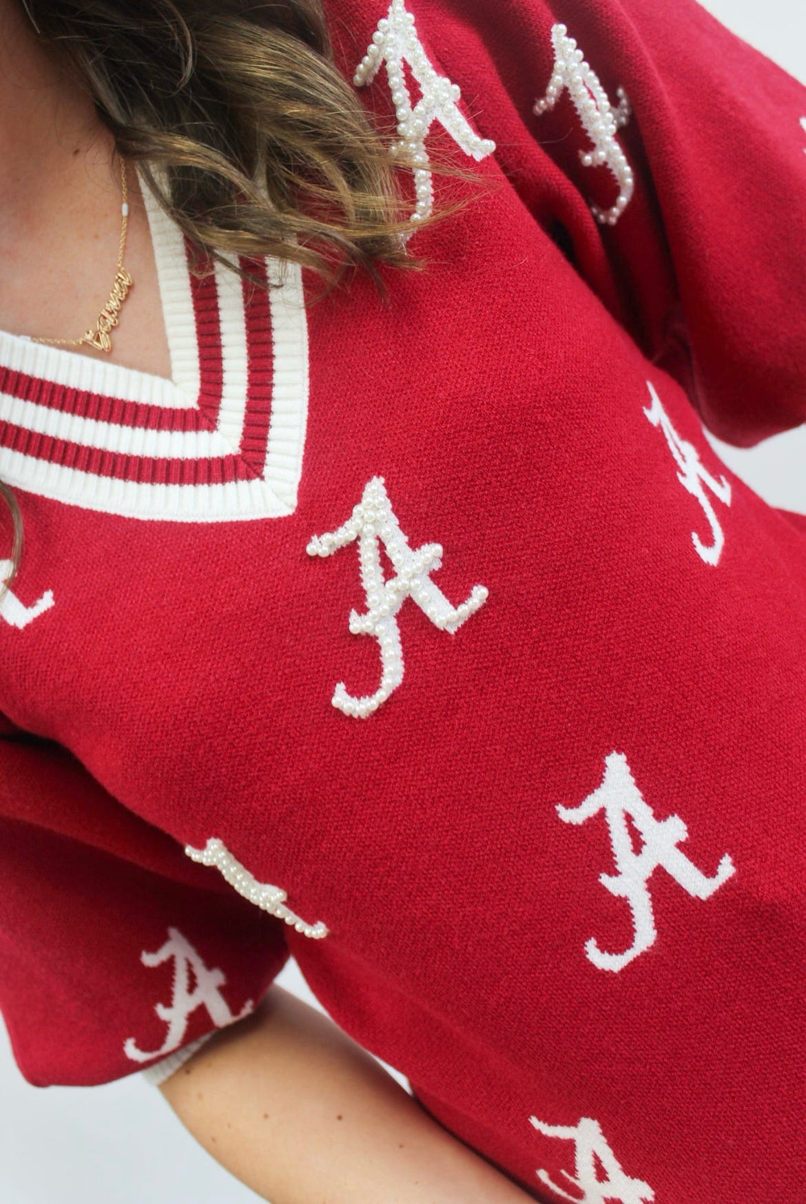 Alabama Small Logos Faith Sweater