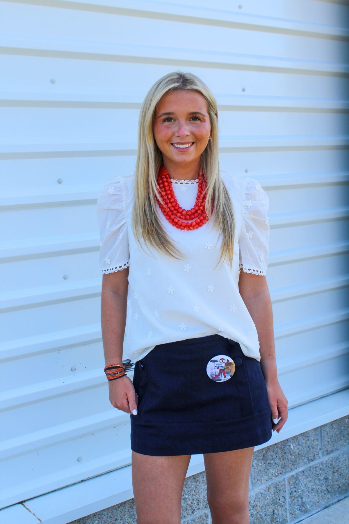 Navy Collegiate Skort