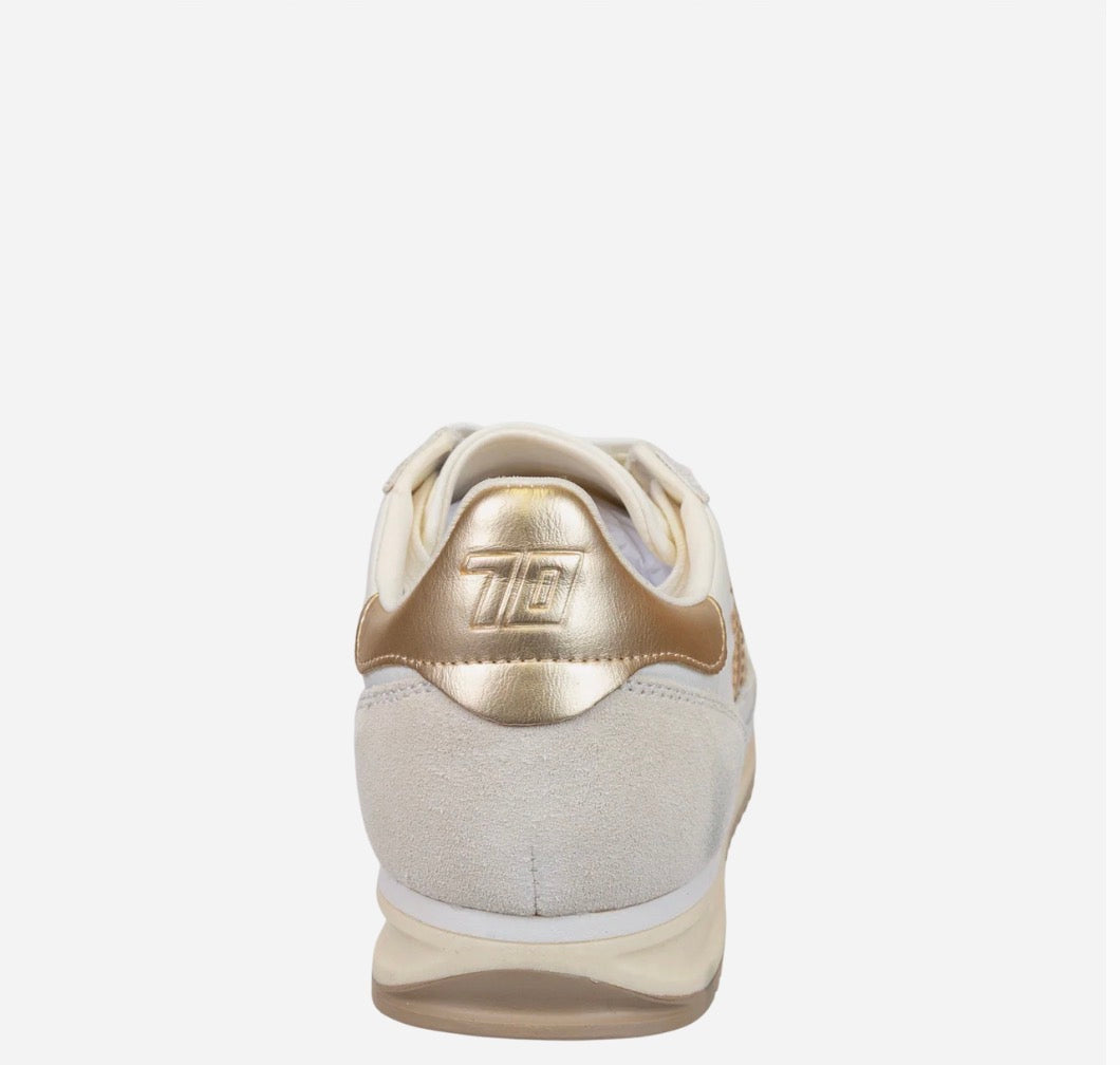 Barkley Jogger in Metallic Gold Sneakers