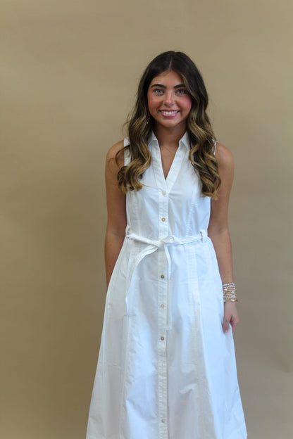 Charlotte White Shirt Dress