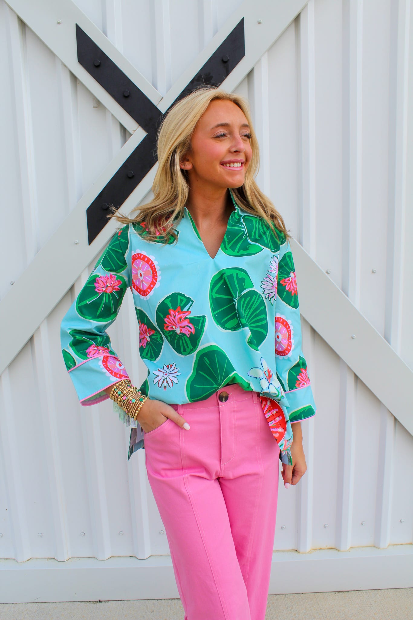 Sweet Tart Seamed Crop Pants