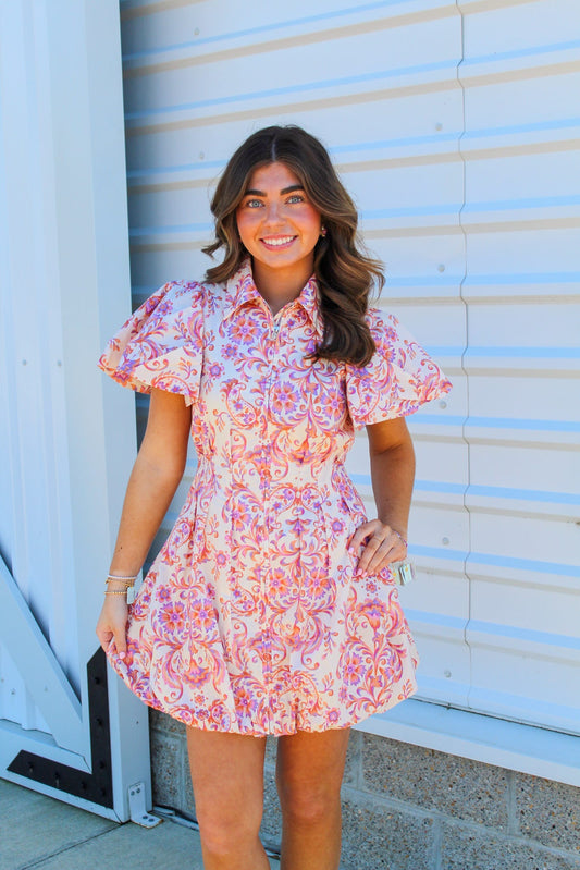 Sweet Tea & Roses Mini Dress