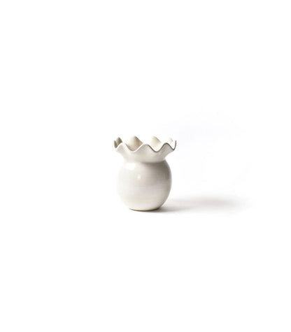 Signature White Ruffle Vase