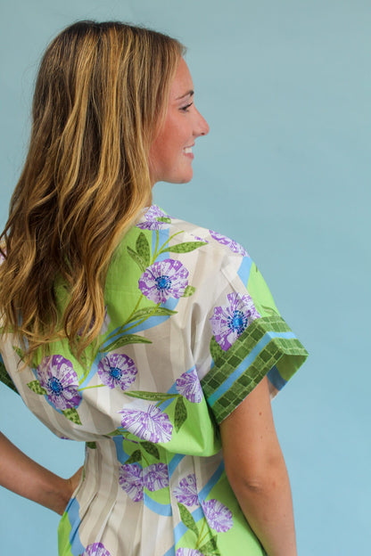 Lavender Bloom Mini Dress