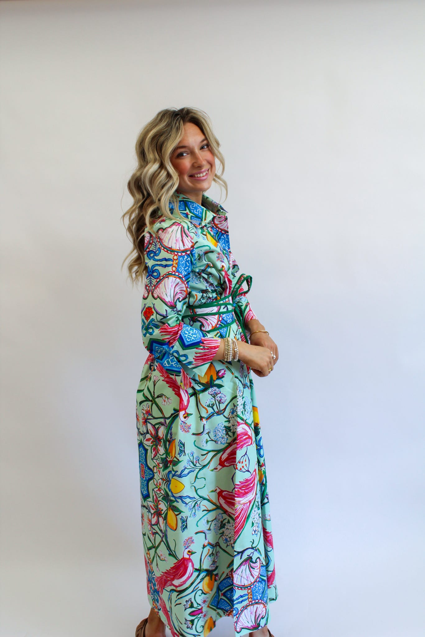 Mint Chinois Obi Sash