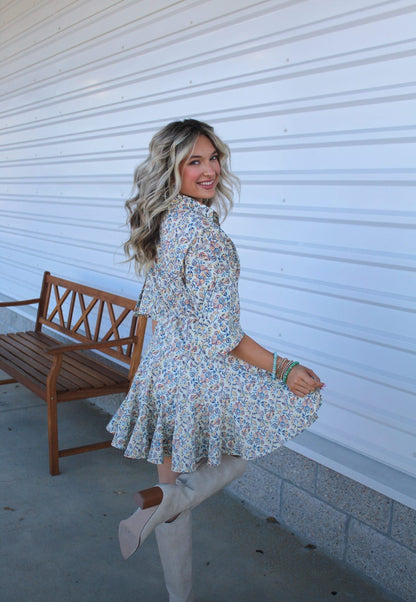Southern Bloom Mini Dress