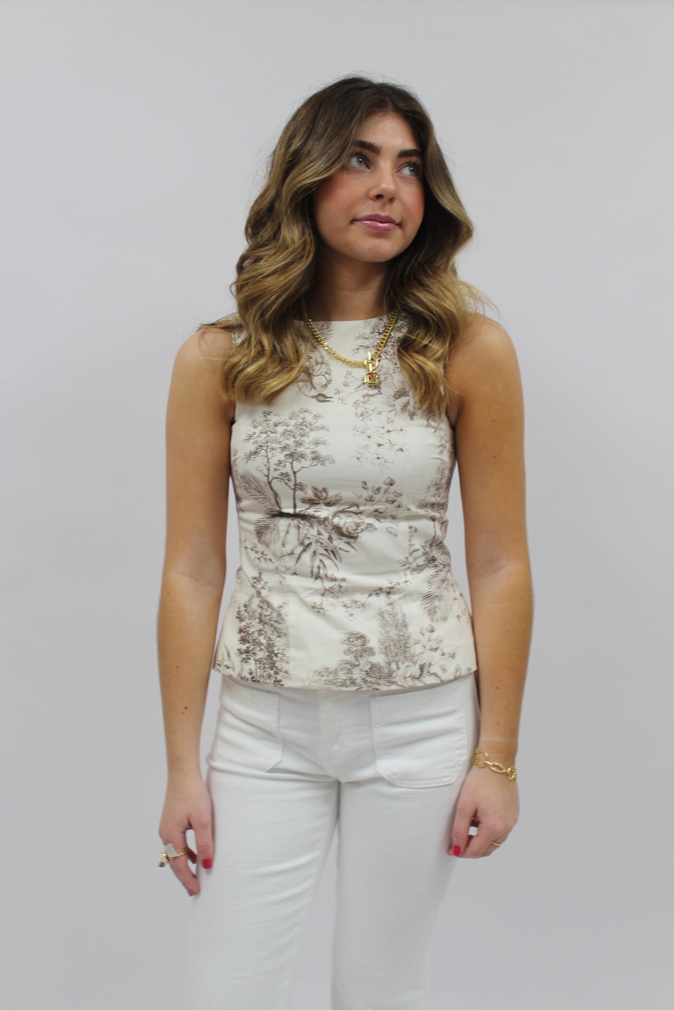 Heirloom Garden Sleeveless Top