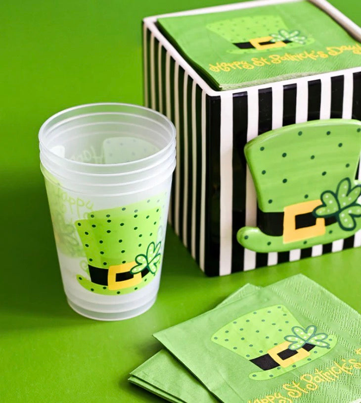 Leprechaun Hat Frosted Cups Set of 10