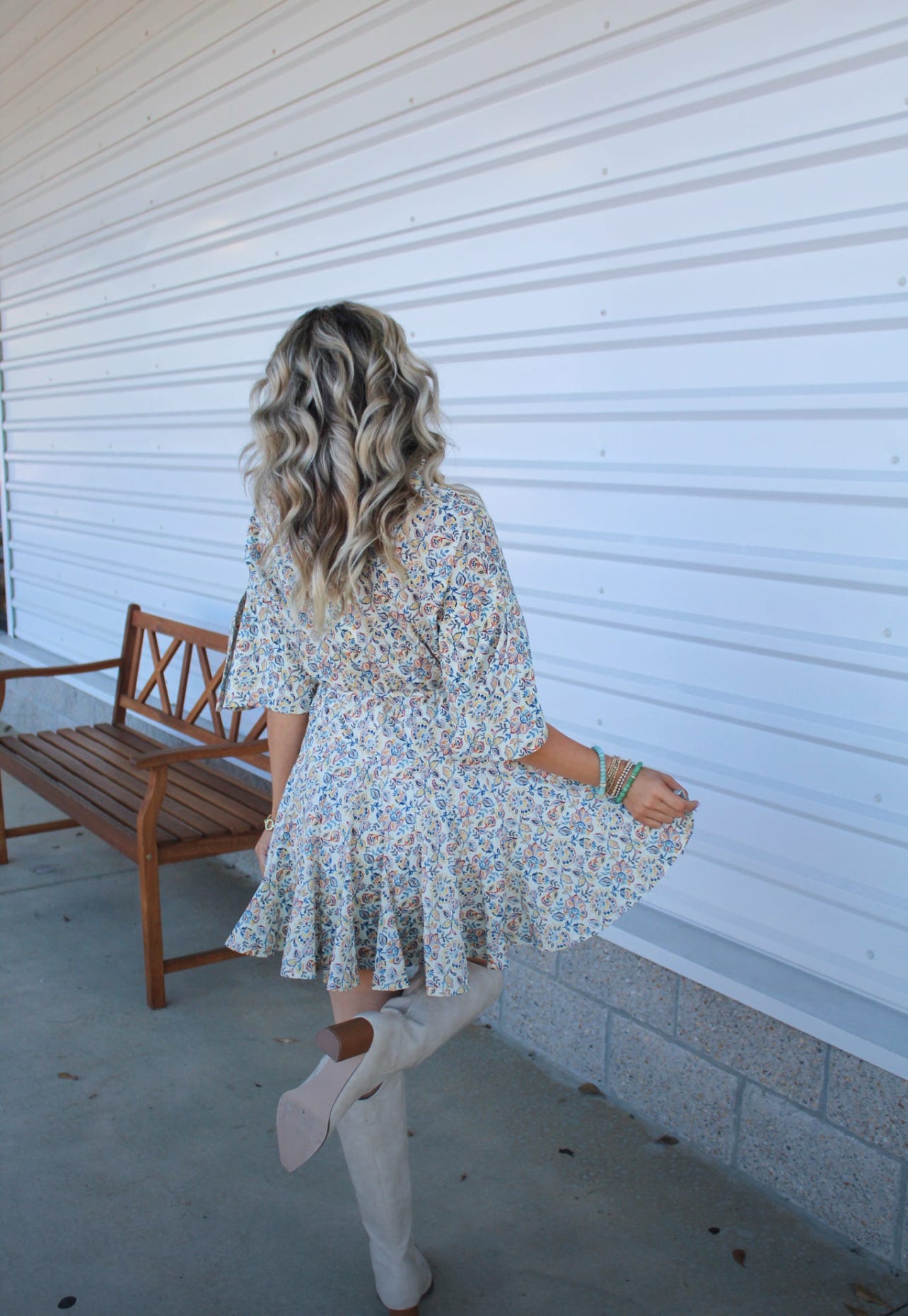 Southern Bloom Mini Dress