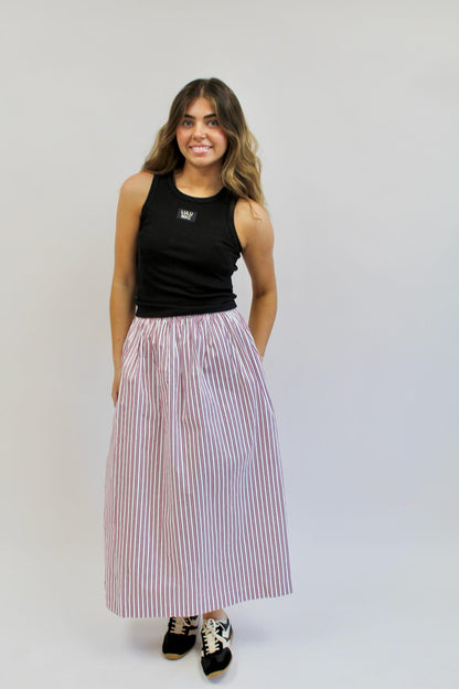 Florida Nights Maxi Skirt - Pink