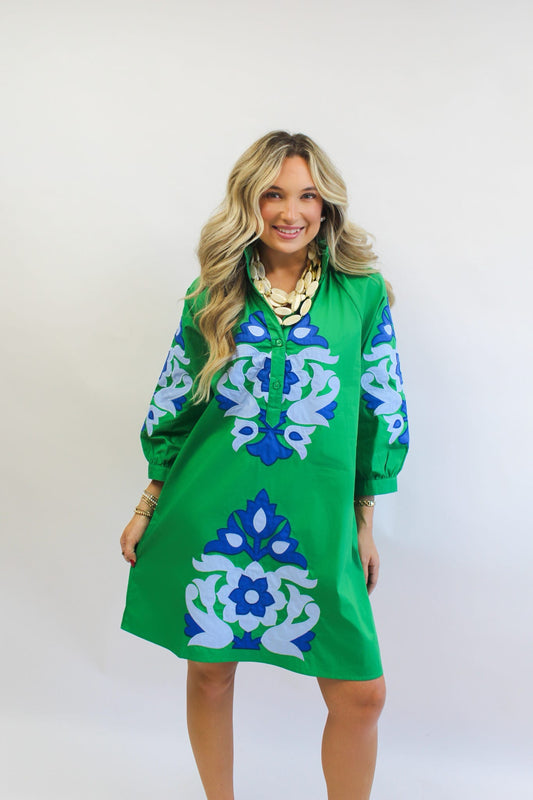 Kingly Kelly Green Dress