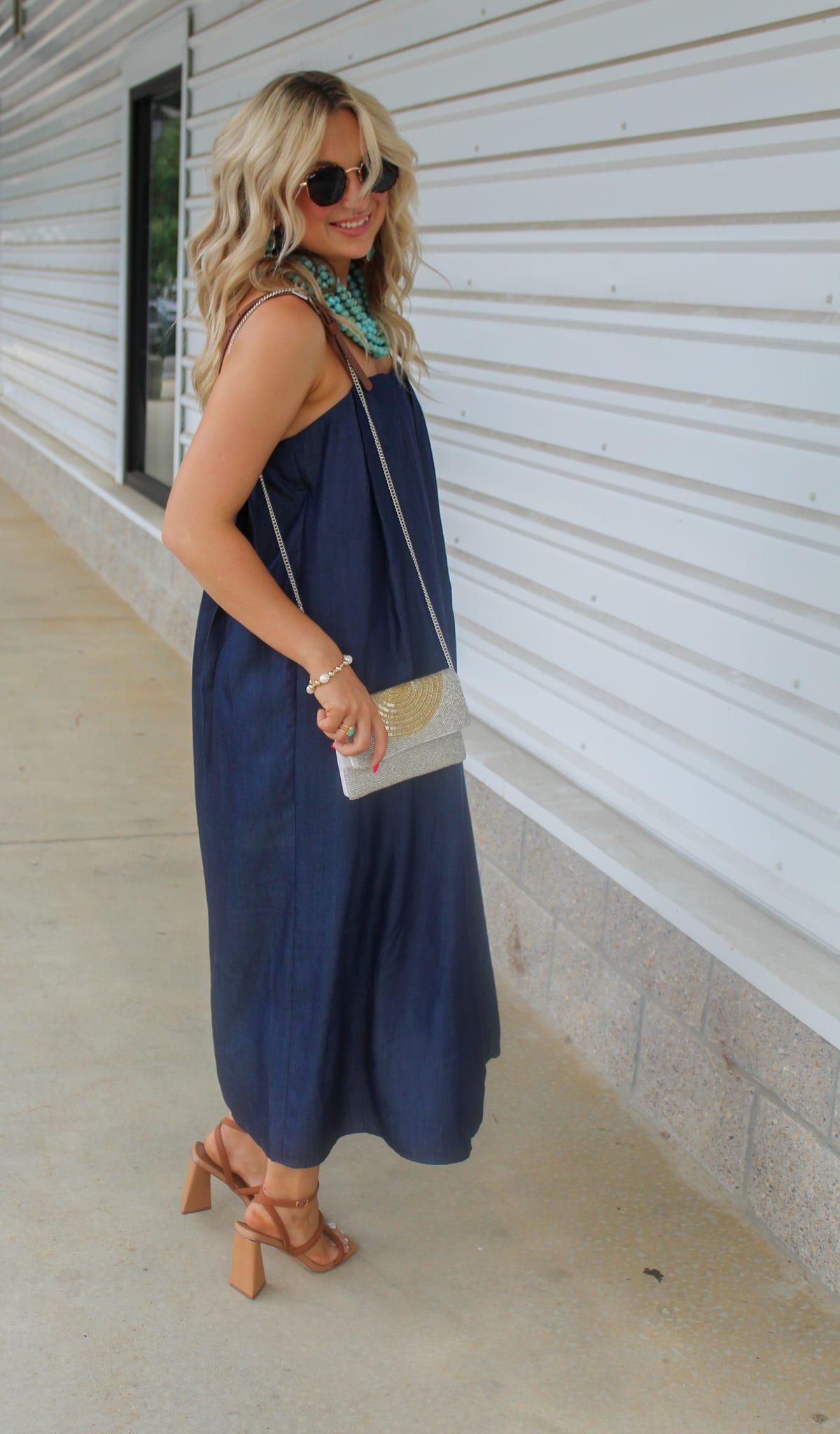 Demi Denim Midi Dress