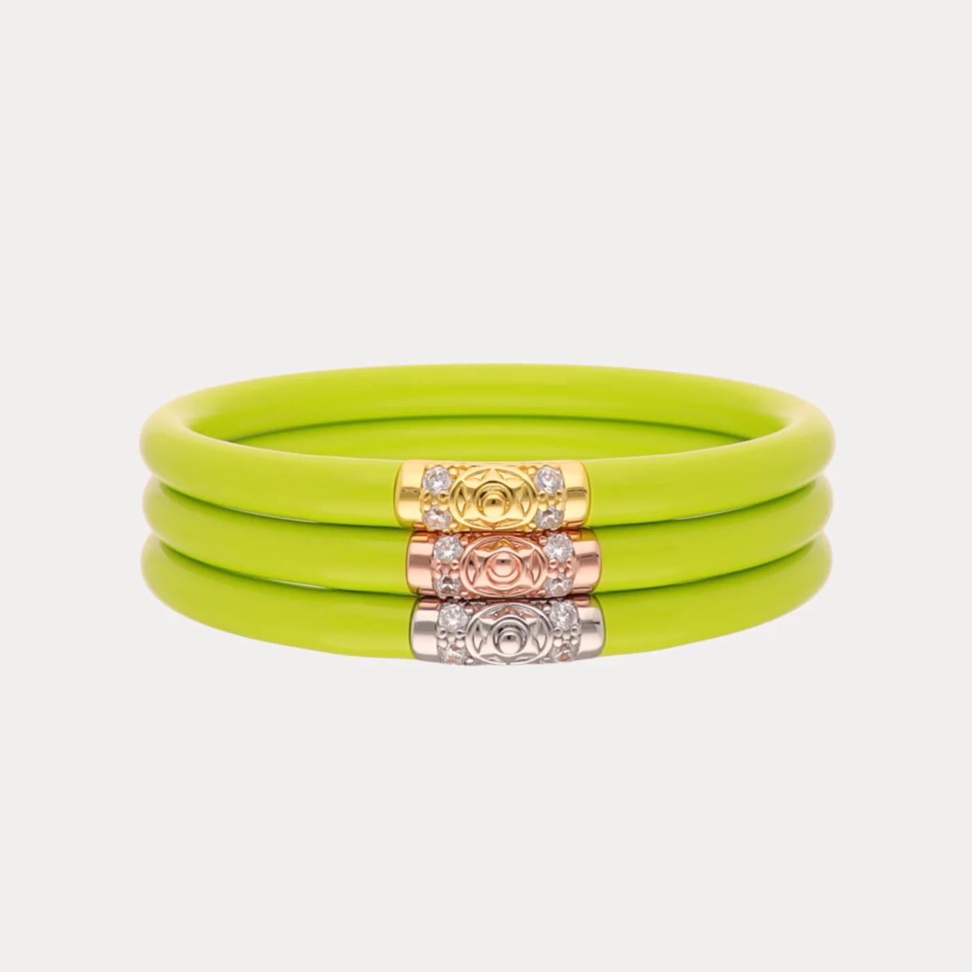 Three Kings All Weather Bangle - Wasabi