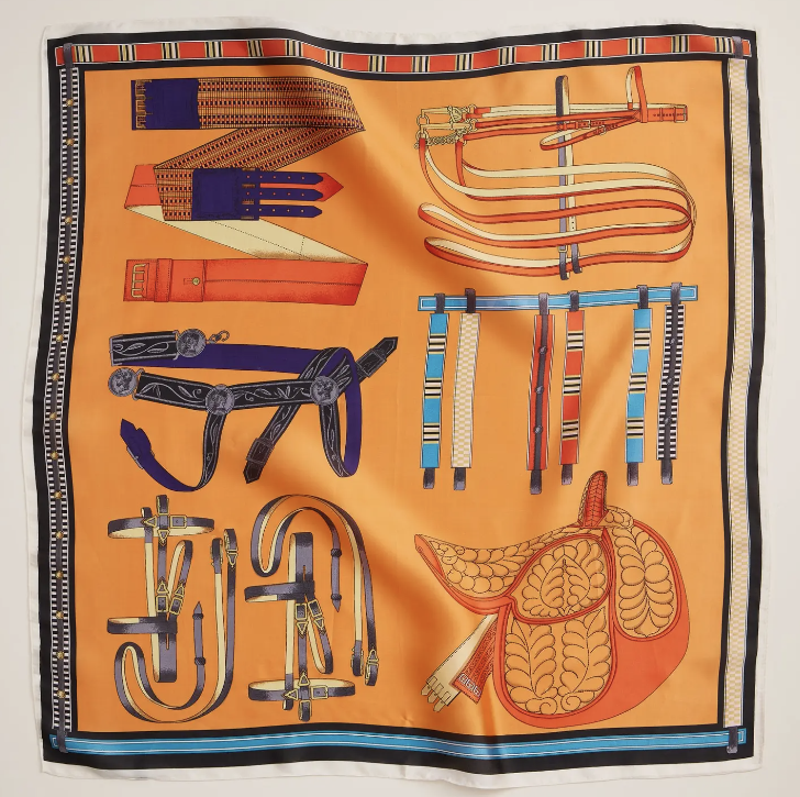 Stone & Stitch Square Silk Scarves