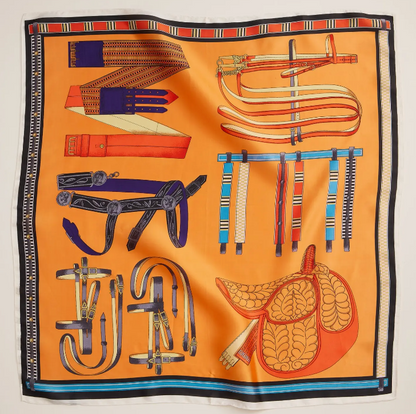 Stone & Stitch Square Silk Scarves