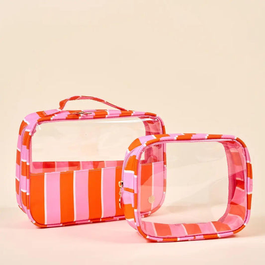 Pair of Clearly Chic Cosmetic Bags