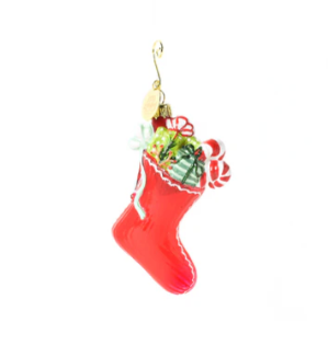 Stuffed Stocking Shaped Ornament