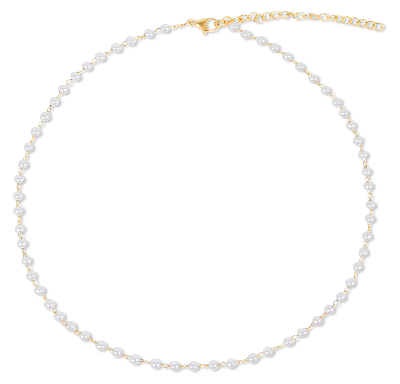 Sheena Dainty Pearl Choker Necklace