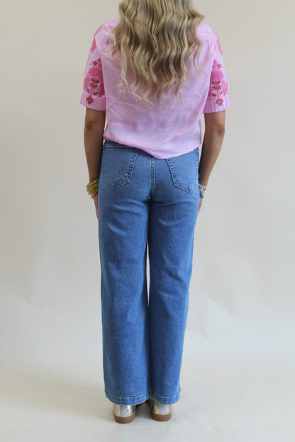 Patch Pocket Wide Leg JBD Jeans