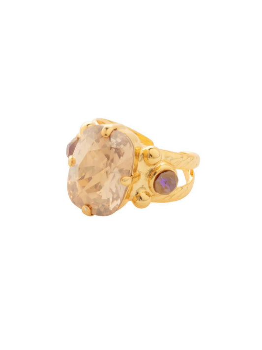 Outstanding Oblong Cocktail Ring