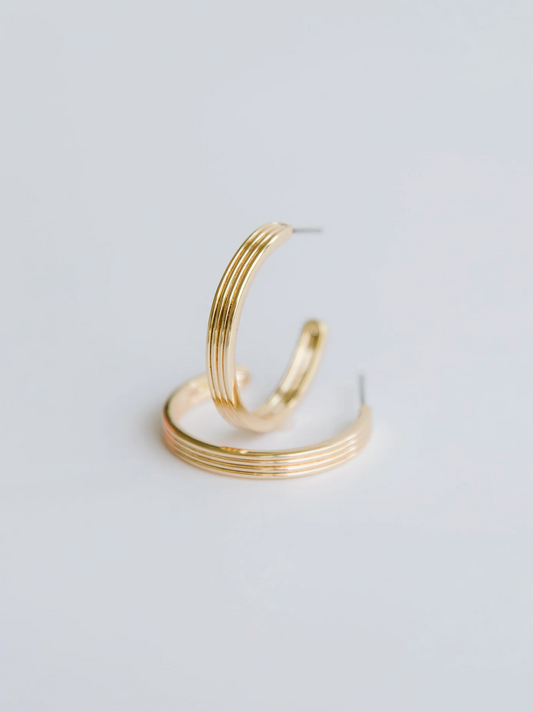 Shelia Medium Hoop