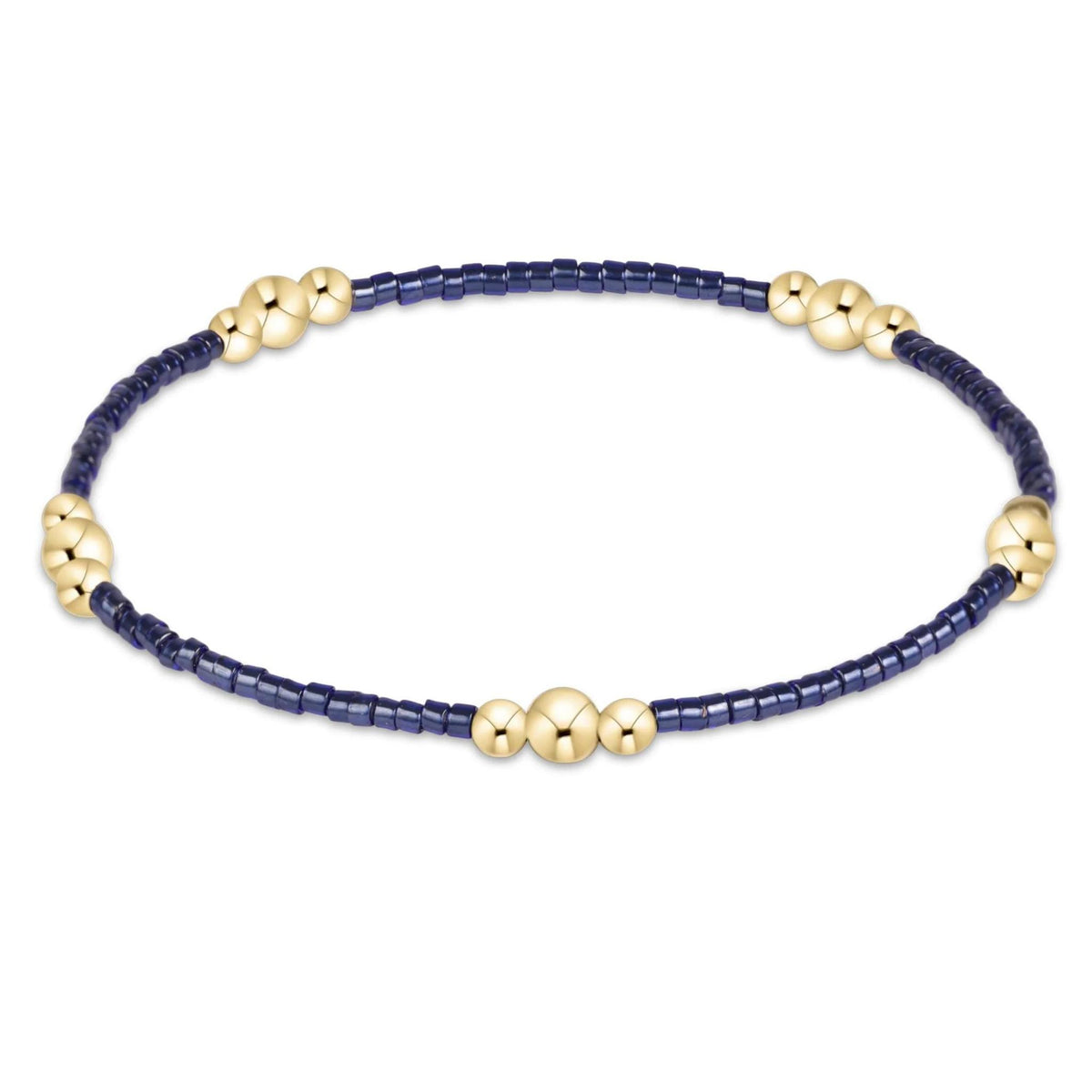 Hope Purpose Gold Bracelet - Navy