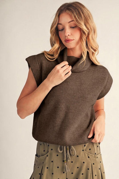 Belinda Brown Sleeveless Sweater