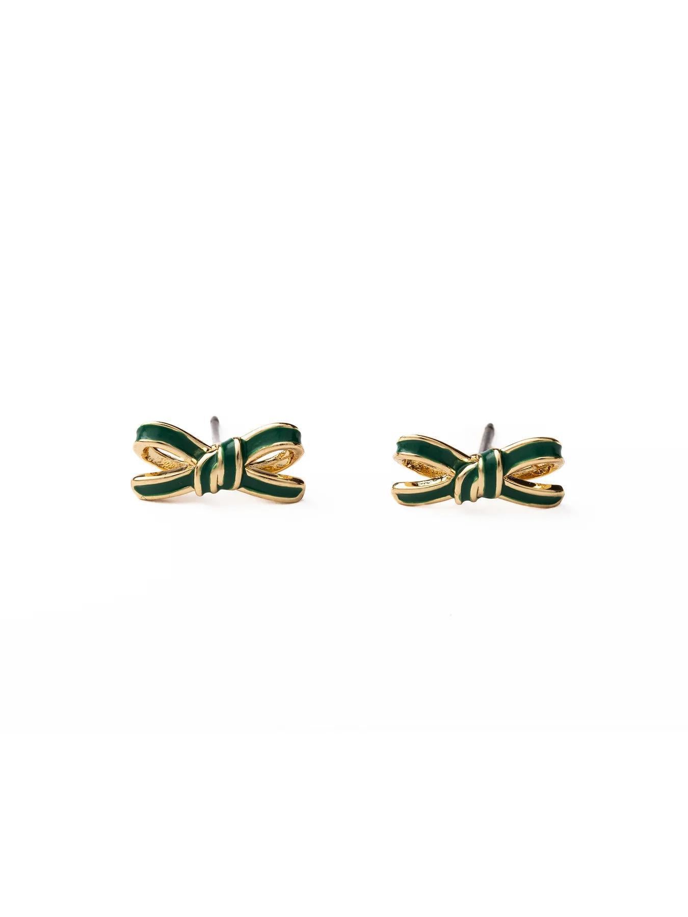 Luxe Bow Stud Earrings