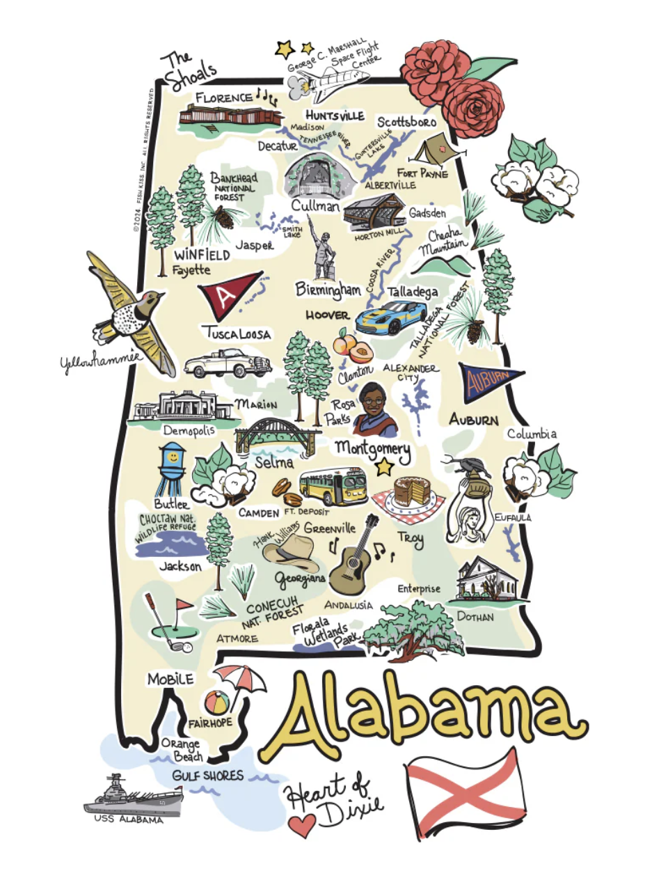 Alabama Iced Cup Coolie Medium