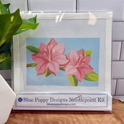 Azaleas Needlepoint Kit (two azaleas on branch)) | default - #NP88-FLO-016