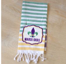 Mardi Gras Hand Towels