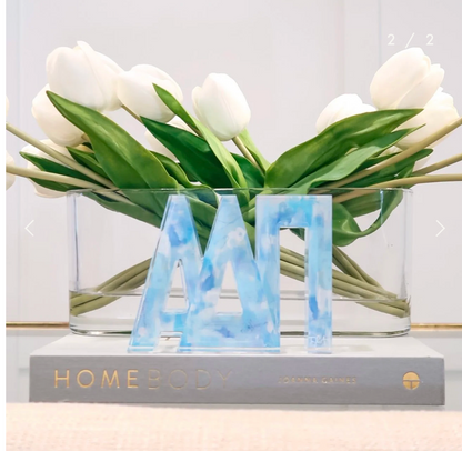 Acrylic Letter Block Sorority Letters