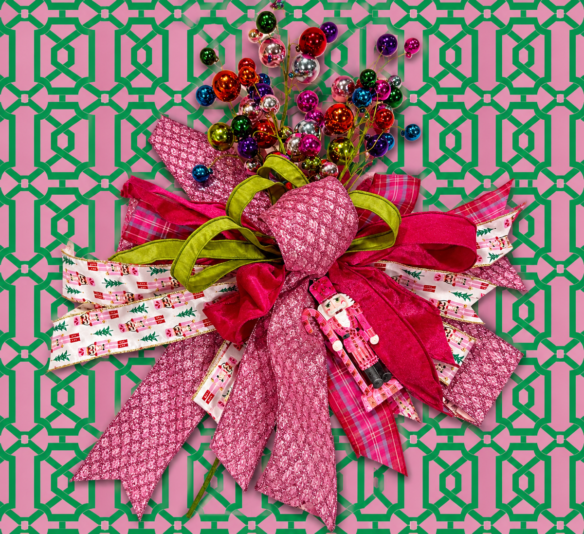 Pink Nutcracker Bow