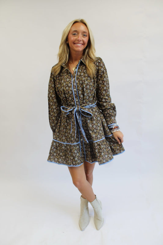 Cornflower Fields Mini Dress