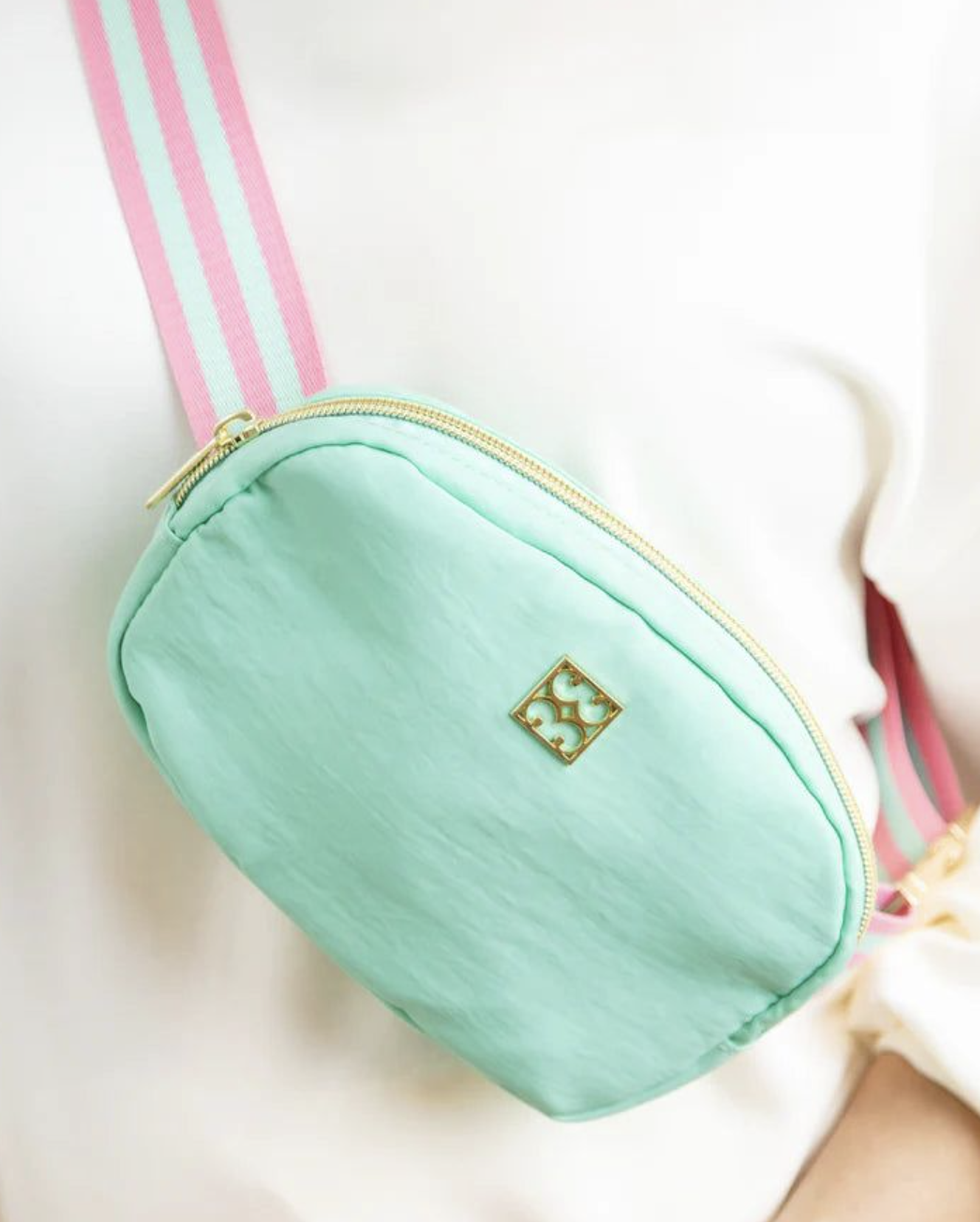 Luxe Crossbody Bag Mint